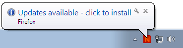 Ninite Updater alerting new computer updates.