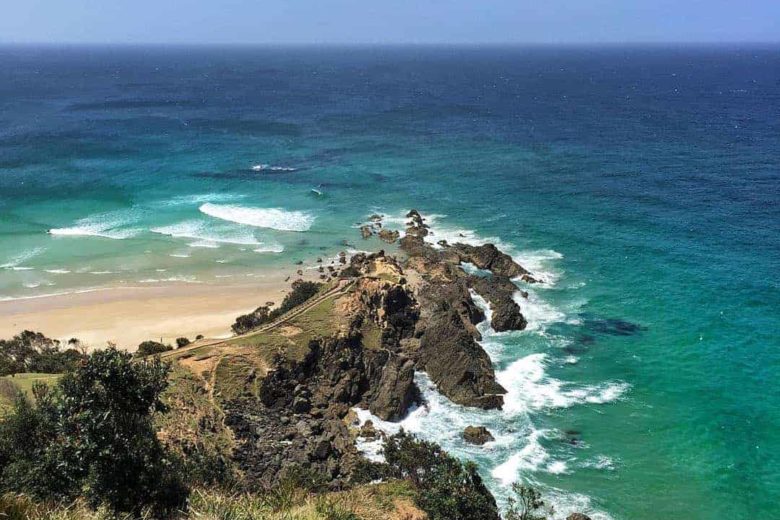Byron Bay lighthouse looking towards northeast beaches