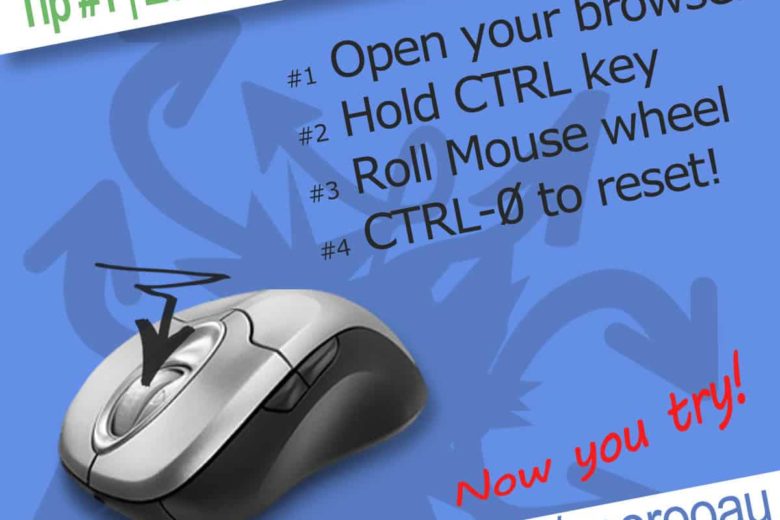 Infogram series - Tip #1, Zooming a webpage
