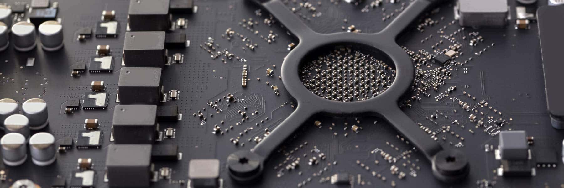 Computer CPU electronics circuit board