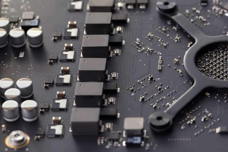 Computer CPU electronics circuit board