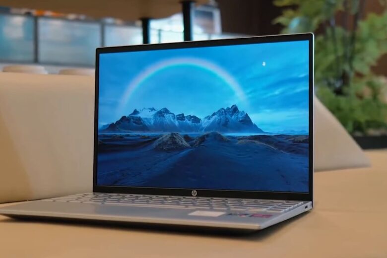 HP laptop screen