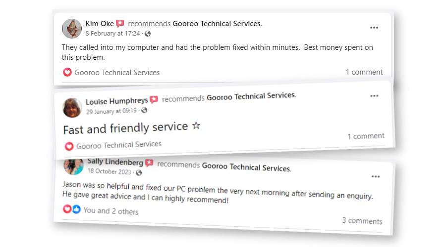 Facebook review stack